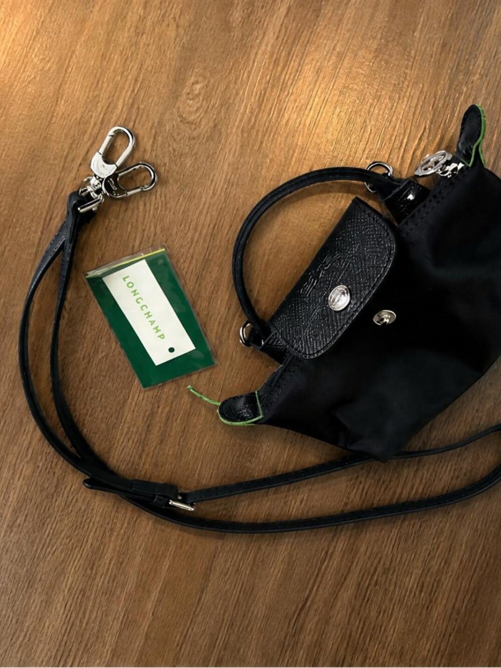 Longchamp XS Energy Black Mini Bag